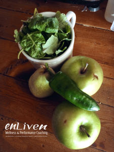 Hot Granny Green Juice Ingredients - enLiven Wellness Coaching